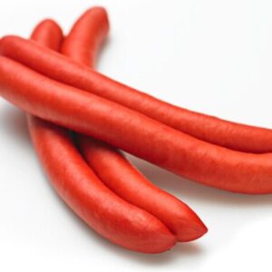 Hotdog pylsur reyðar assorteraðar 2 kg