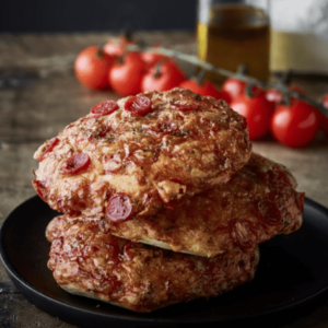 Focaccia v/pepperoni&ost