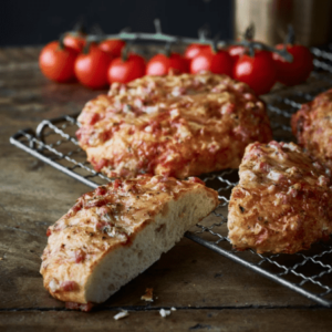 Focaccia v/skinku&ost