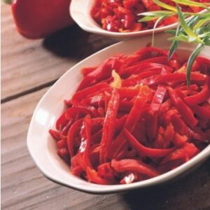 Reyð piparfrukt í strimlum